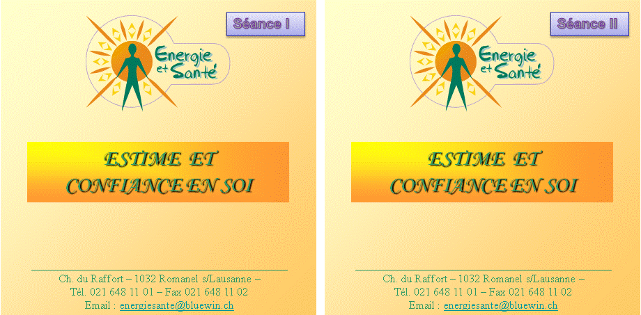 Estime et Confiance en soi